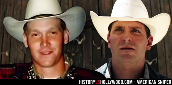Chris Kyle Rodeo Rider and Bradley Cooper Cowboy Hat