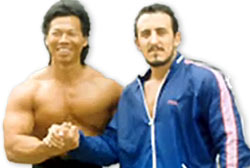 Kumite fighter Paulo Tocha and actor Bolo Yeung