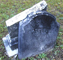 Bathsheba Grave Site Location