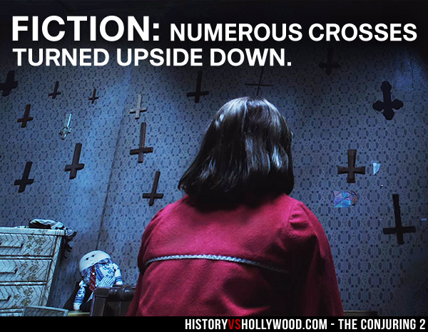 Crosses Upside Down in The Conjuring 2