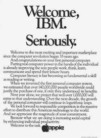 Apple IBM Ad