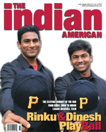 Rinku Singh and Dinesh Patel magazine cover