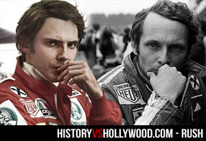 Daniel Brühl and real Niki Lauda