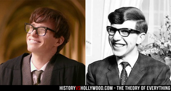 Eddie Redmayne and Stephen Hawking