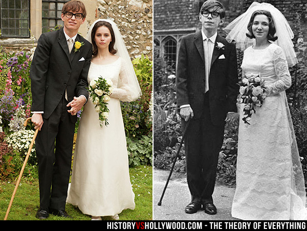 Stephen and Jane Hawking Wedding Movie and Real Life