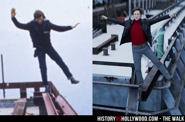 Philippe Petit Balancing on One Foot