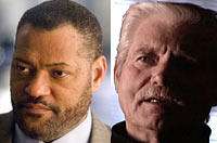 Laurence Fishburne and Andy Anderson