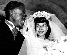 Jackie Robinson și Rachel Isum