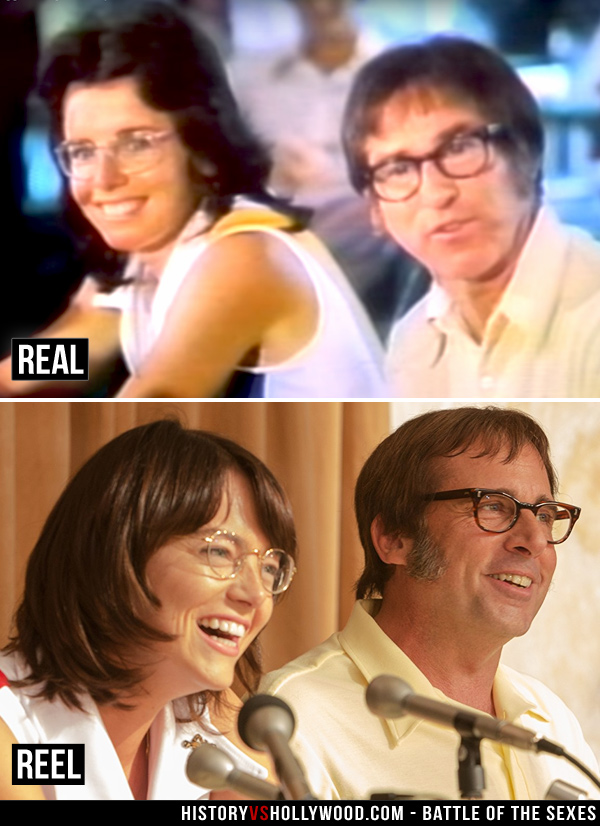 Fact vs. fiction in the movie Battle of the Sexes.