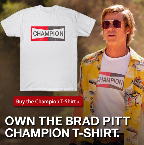 champion shirt once upon a time in hollywood