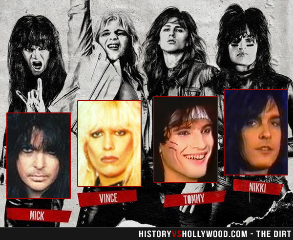 The Dirt Movie vs. the True Story of Mötley Crüe