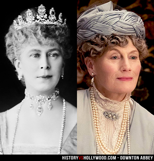 King George V, Queen Mary's Visit in the Downton Abbey Film Is