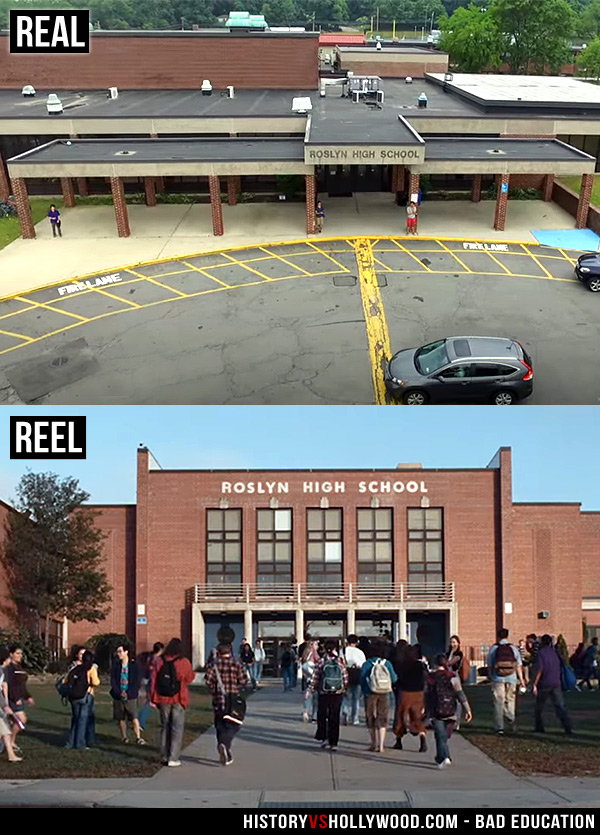 Real Roslyn Escola e na Má Educação do Filme