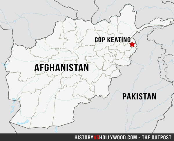 Combat Outpost Keating Map