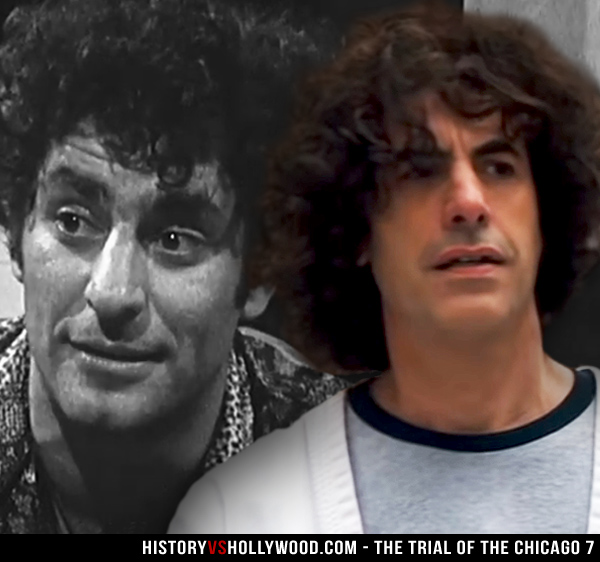 Abbie Hoffman and Sacha Baron Cohen