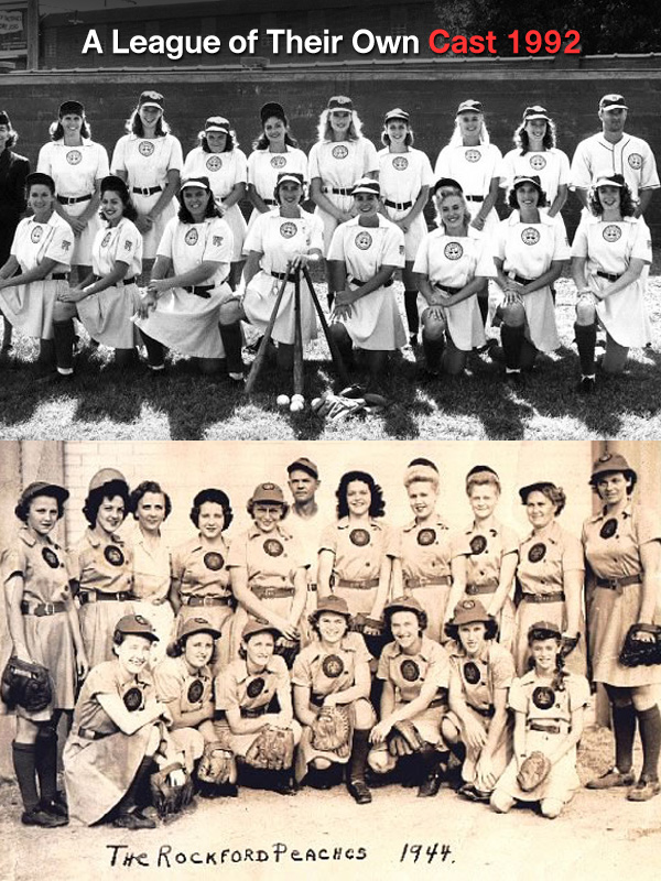 AAGPBL Rockford Peaches Costume Uniform