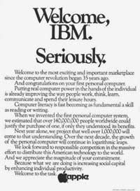 Apple IBM Ad