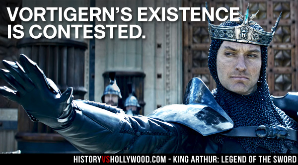 Jude Law as King Vortigern