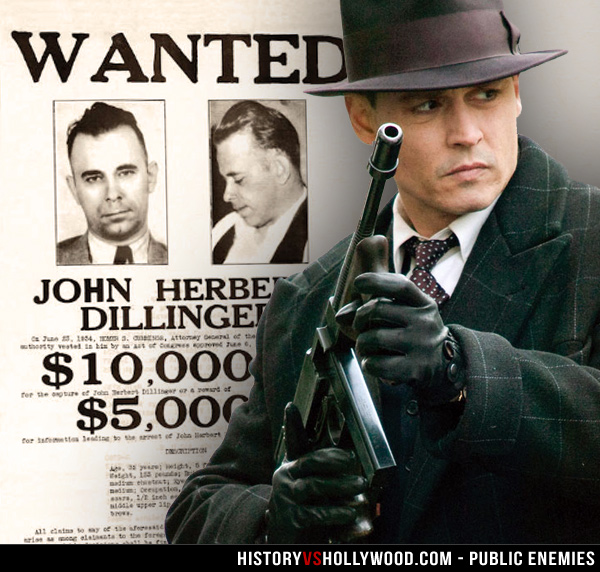 Public Enemies Movie Vs Real John Dillinger Melvin Purvis Billie Frechette