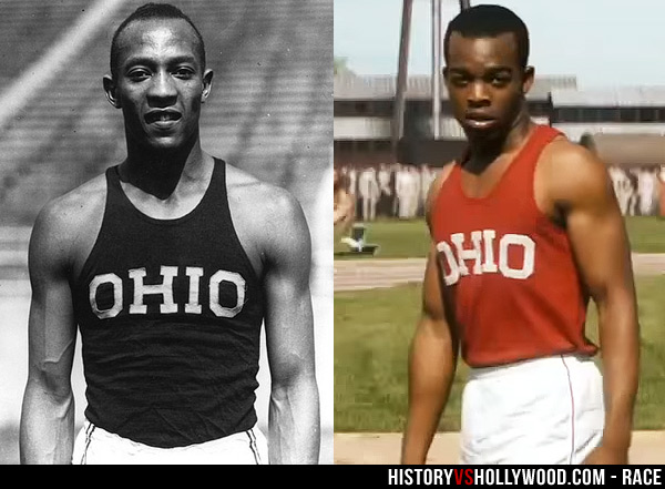 Race Movie vs True Story of Jesse Owens, Fact-Checking Race